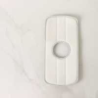 Насадка для швабры Raccoon, с вырезом, микрофибра, прямоугольная, 30&times;14,5 см, цвет серый