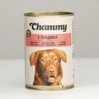 Влажный корм Chammy для собак, говядина в соусе, 415 г
