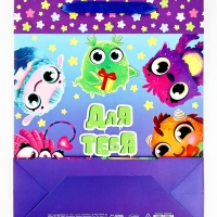 Пакет ламинированный двухсторонний &laquo;Монстрики&raquo;, L 31 &times; 40 &times; 11,5 см