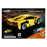 Конструктор инерционный «Спорткар», 357 деталей Конструктор инерционный «Спорткар», 357 деталей