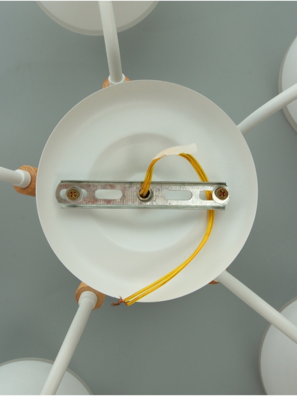 Люстра "Нельсен" 5хЕ27 40Вт белый 57х57х25 см