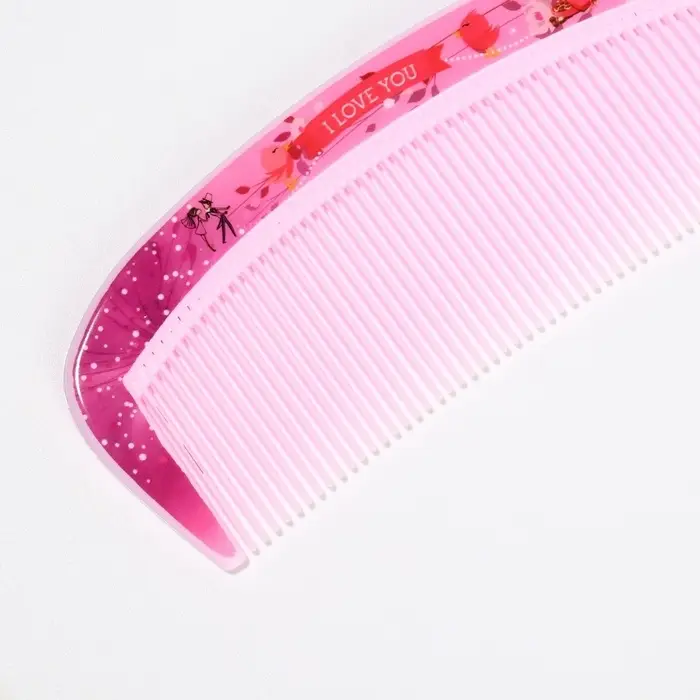 Расчёска &laquo;Красотки&raquo;, 21&times;4 (&plusmn;1) см, рисунок МИКС