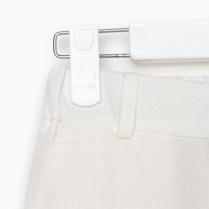 Шорты детские MINAKU: Cotton Collection цвет белый, рост 110