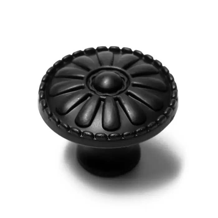 Ручка-кнопка ТУНДРА РК205, цвет черный