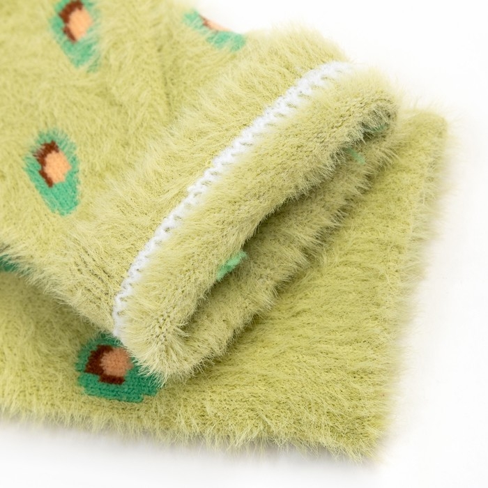 Носки женские махровые MINAKU &laquo;Авокадо&raquo;, размер 36-39 (23-25 см)