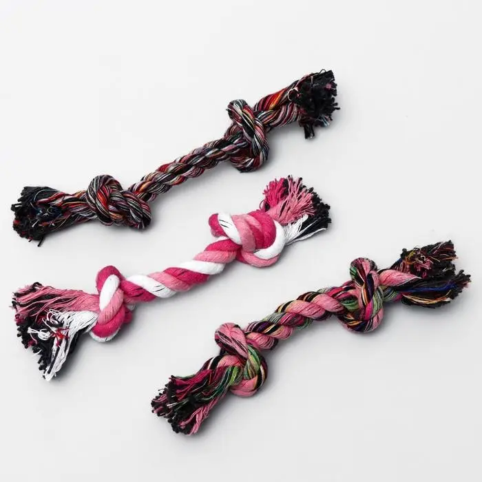 Игрушка канатная &laquo;2 узла&raquo;, малая, 20 г, до 20 см, цвет МИКС