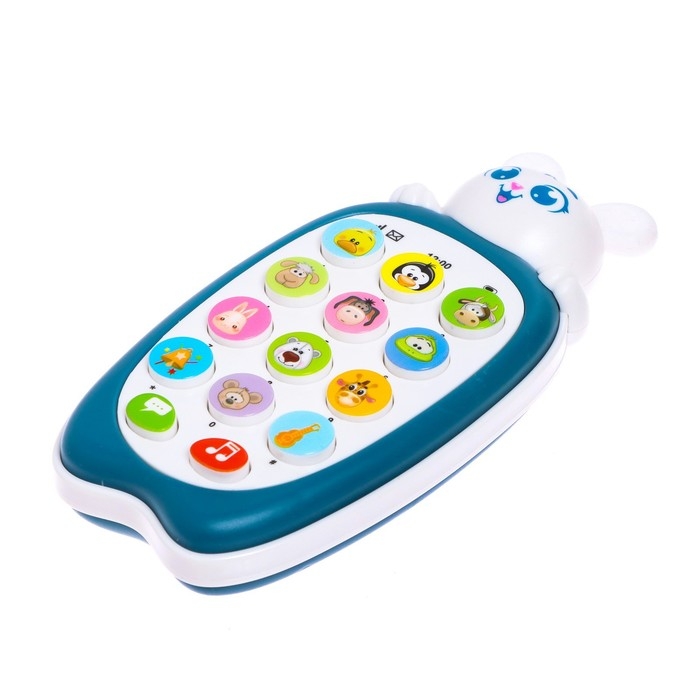 Музыкальный телефончик &laquo;Малыш Банни&raquo;, звук, цвет синий