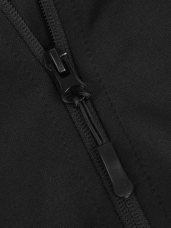 Лонгслив женский Resport, на молнии, р. 46, цвет чёрный, базовый, с длинным рукавом