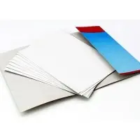 Картон белый А4, 8 листов "Белый лисёнок", немелованный, 200 г,м2, в папке