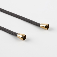 Наконечник для шнура, d = 4 мм, 13 &times; 10 мм, 100 шт, цвет золотой