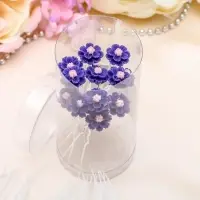 Шпилька для волос &laquo;Цветик&raquo;, василёк, 1.2 см, МИКС