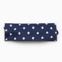 Набор повязок на голову Крошка Я "Листочки"горошек синий/голубой, р-р 48, 1.5-3 года