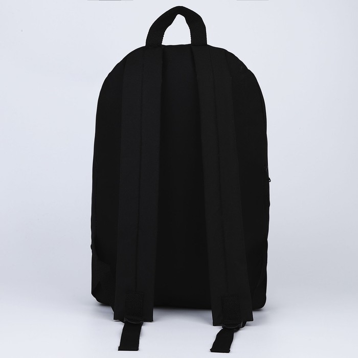 Рюкзак школьный текстильный «Аниме», 46х30х10 см, вертикальный карман, цвет чёрный Рюкзак школьный текстильный «Аниме», 46х30х10 см, вертикальный карман, цвет чёрный