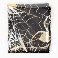 Скатерть на хеллоуин &laquo;Золотая паутина&raquo;, 200 х 140