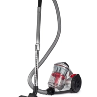 Пылесос HYV-C2950 2400Вт черный красный