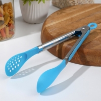 Щипцы гарнирные &laquo;Горох&raquo;, 26 см, цвет МИКС