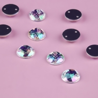 Стразы пришивные «Круг», из органического стекла, с голографией, d = 10 мм, 50 шт Стразы пришивные «Круг», из органического стекла, с голографией, d = 10 мм, 50 шт