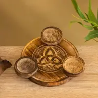 Подставка под благовония "Трикверт" дерево 16,5 см