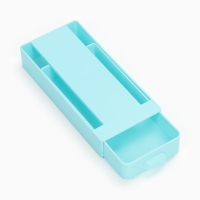 Скрытый потайной ящик, для хранения под стол, 20 х 9 х 4см, голубой Скрытый потайной ящик, для хранения под стол, 20 х 9 х 4см, голубой