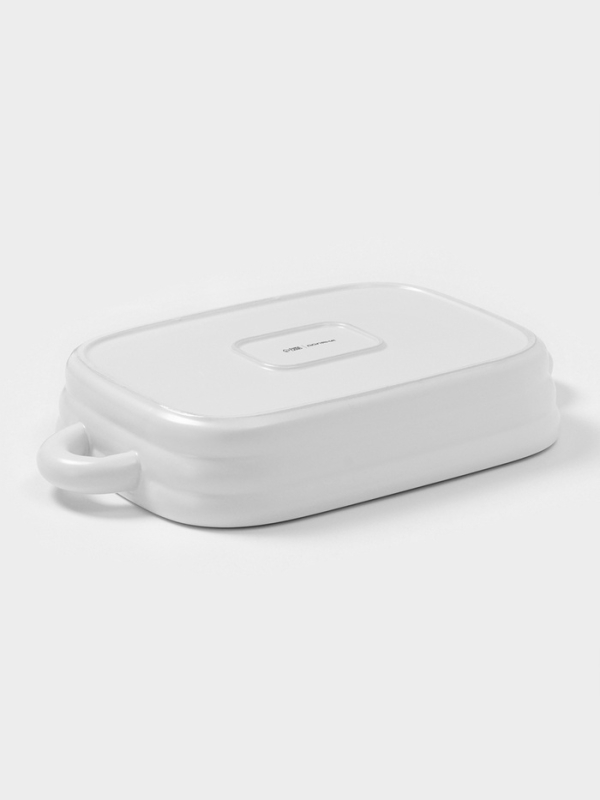 Форма для запекания Доляна &laquo;Зефир&raquo;, 38&times;22&times;6 см, прямоугольная, керамика, белая