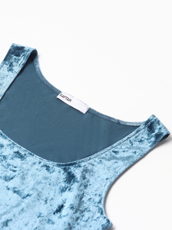 Топ женский KAFTAN Velvet 40-42, синий