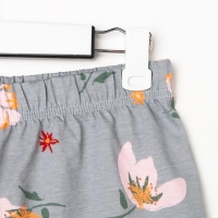 Пижама женская (рубашка и шорты) KAFTAN &laquo;Цветы&raquo; р. 40-42