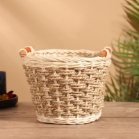 Корзина плетеная 18x18x13.5 см, ротанг