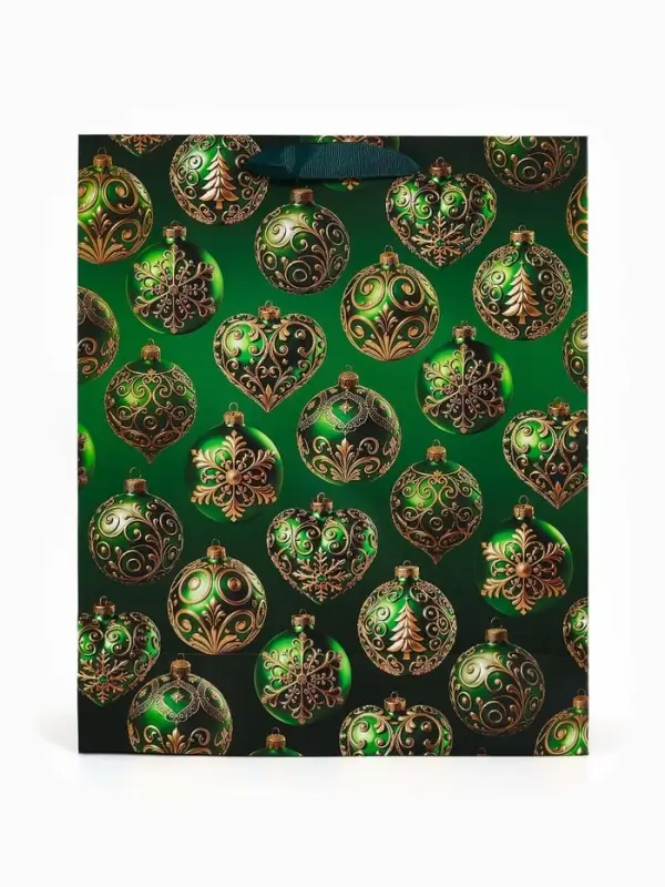 Пакет подарочный &laquo;Новогодний&raquo; 32&times;26&times;10 см