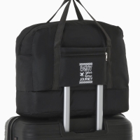 Сумка дорожная на молнии, чёрная Сумка дорожная на молнии, чёрная