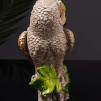 Статуэтка "Филин на листьях" 12х8х6 см, цвет коричневый