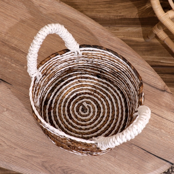 Корзина плетёная 27х27х25 см