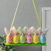Подвеска декоративная "Яички с зайчьими ушками" 23х3,5х11 см