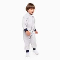 Комбинезон детский, цвет светло-серый, рост 80 см