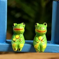 Сувенир &laquo;Лягушата на качелях&raquo;, 10&times;3.5&times;15 см, дерево, голубой