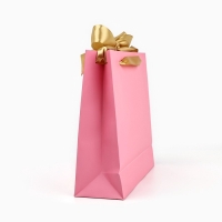 Пакет ламинированный с лентой &laquo;С днём рождения&raquo;, M 30 х 9 х 26 см