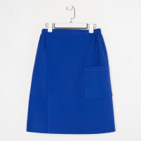 Полотенце банное Этель &laquo;Килт&raquo; с карманом 60*140 см. цв. ярко-синий, 100% хл, вафля 240 г/м2