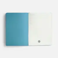 Ежедневник Doppio, недатированный, синий с голубым