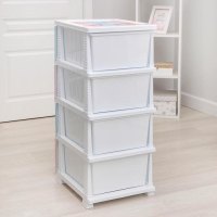 Комод 4-х секционный &laquo;Друзья&raquo;, цвет белый