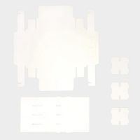 Коробка под 8 конфет и шоколад с ячейками, кондитерская упаковка, &laquo;Розовые цветы&raquo; 18 х 18 х 4 см