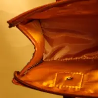 Сумка плетёная на молнии из пандана 30х10х35 см, светло-коричневый