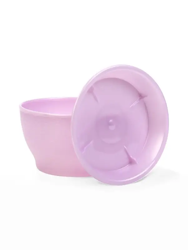 Горшок для цветов с поддоном 0,5 л d12,5см h7 см "Фиалочка" сиреневый