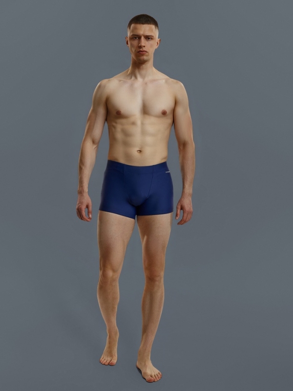 Плавки-шорты спортивные мужские, размер 54, цвет темно-синий