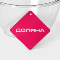 Ковш с мерной шкалой Доляна, 1 л, 29,5&times;18&times;10,5 см, прозрачный