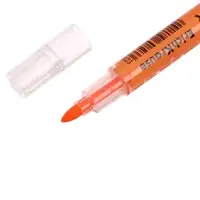 Маркер текстовыделитель 0.5-3.5 мм ErichKrause Visioline V-16 Zoom Neon, двухсторонний, оранжевый неон, чернила на водной основе