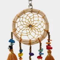 Брелок "Ловец снов" 17 см, цв. медный