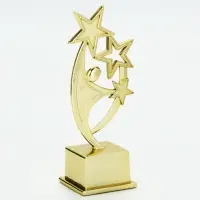 Кубок под нанесение &laquo;Человек со звёздами&raquo;, наградная фигура, золото, пластик