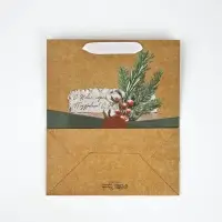 Набор пакетов крафтовых &laquo;Новогоднее поздравление&raquo;