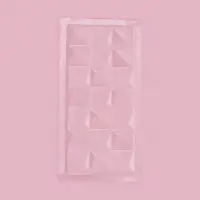 Форма для шоколада &laquo;Квадраты&raquo;, пластик, 20.5&times;10&times;1 см, прозрачная