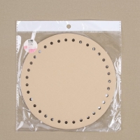 Донце для сумки, круглое, d = 18 см, цвет бежевый Донце для сумки, круглое, d = 18 см, цвет бежевый