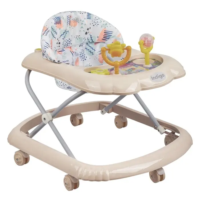 Ходунки &laquo;Верный друг&raquo;, 7 колес, муз. игрушки, бежевый